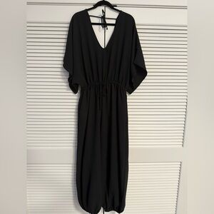 Three Bird Nest Flowy Black Jumpsuit
